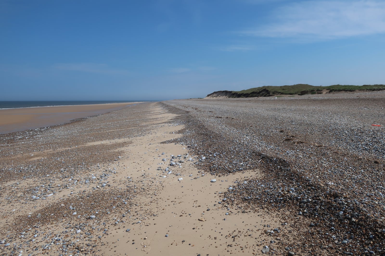Blakeney Point beach and habitat photographed in May 2024.