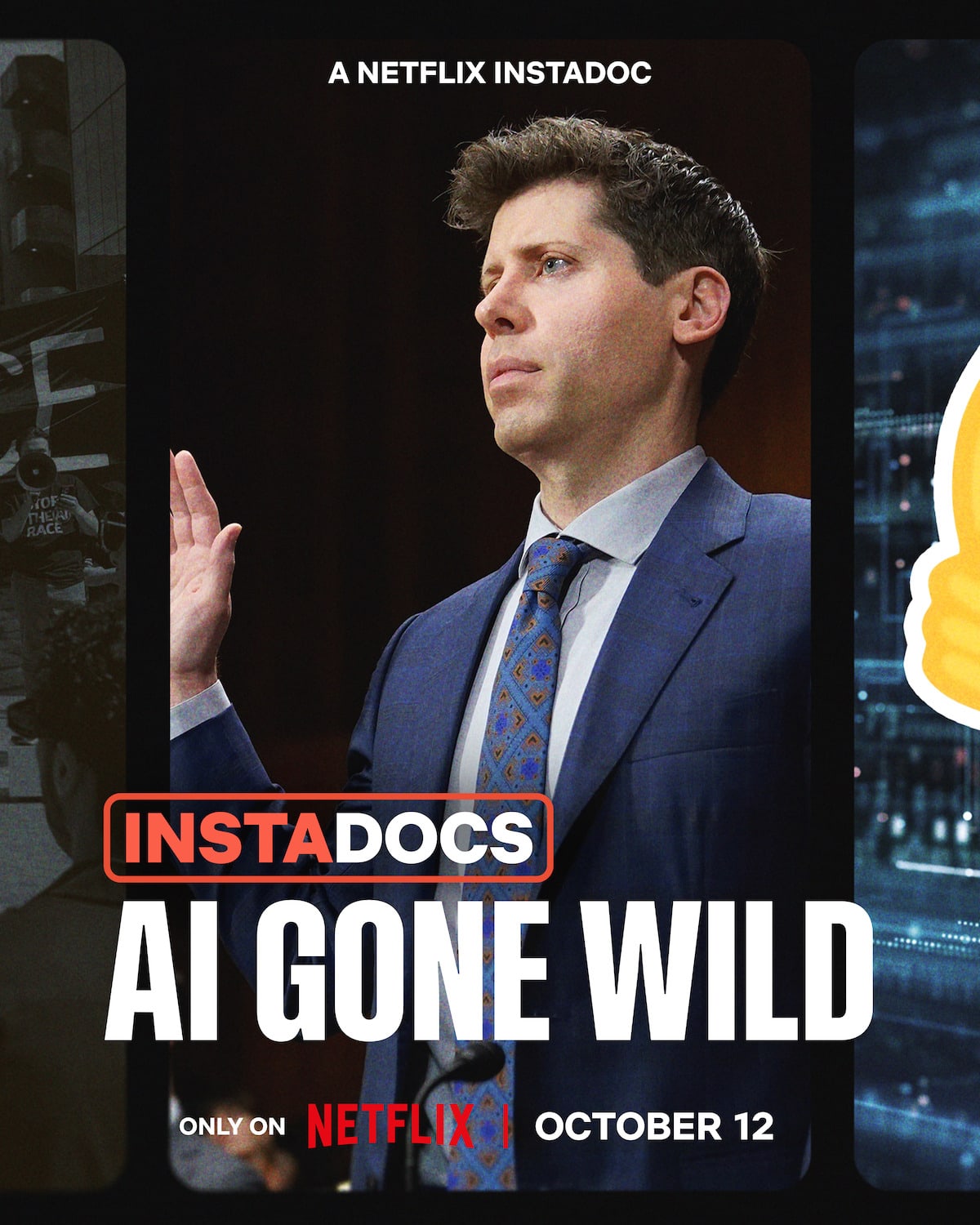 Official Instadocs: AI Gone Wild promotional poster.