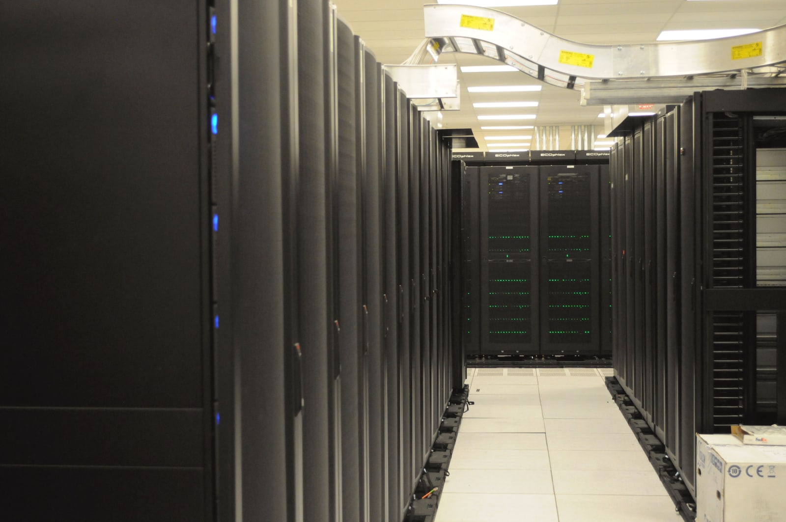 Illustrative NERSC server racks in 2011, not evidence of the Hugging Face incident.
